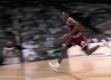 乔丹这动作是不是违反常规