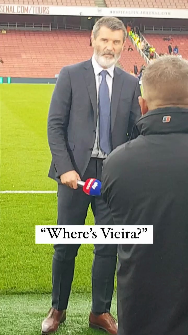 老冤家了酋长球场有人问罗伊基恩维埃拉在哪基恩指向自己的口袋