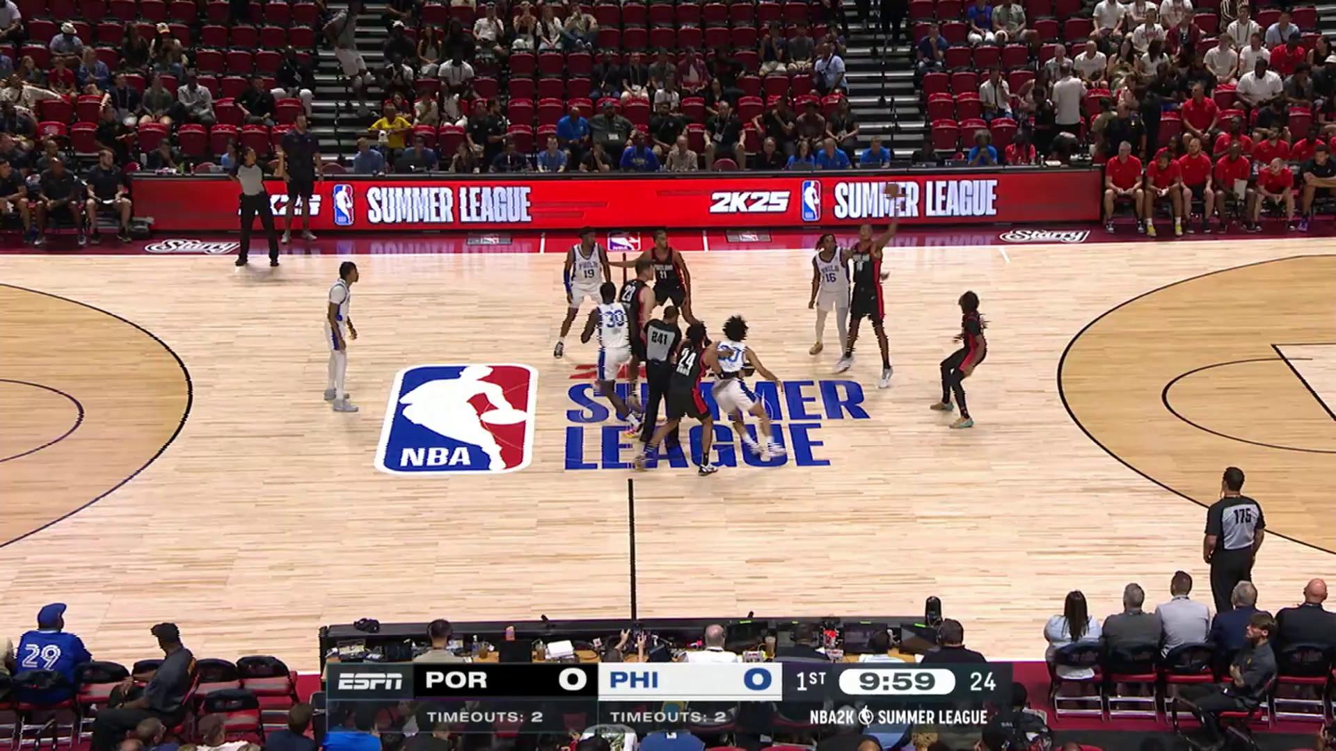 开拓者vs76人夏季联赛全场集锦-nba-开拓者专区-虎扑社区