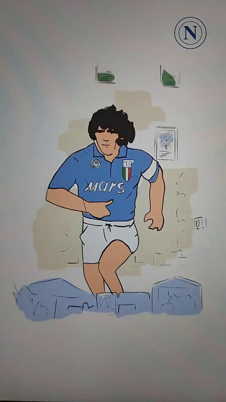 [流言板]球王马拉多纳逝世四周年,阿根廷,那不勒斯官推发文纪念