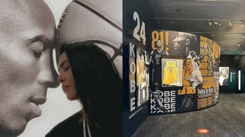 Kobe名人堂展覽無數珍貴紀念收藏遺孀vanessa一手策劃 我永遠愛你 湖人专区 虎扑社区