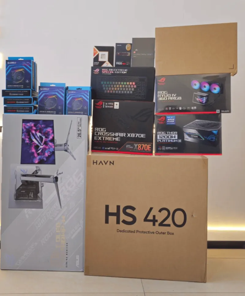 【装机分享】 ROG 5090 9850X3D ROG外设-数码-PC区-虎扑社区