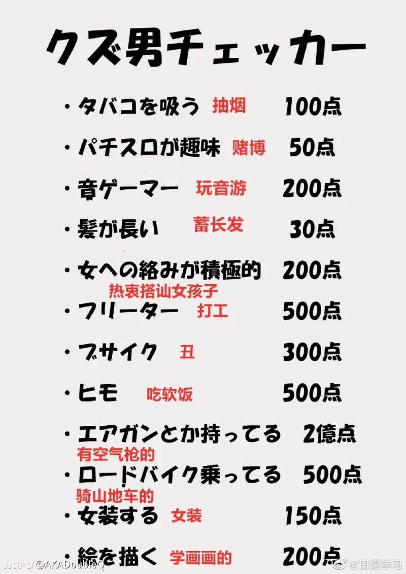 日本女生选出的渣男评判标准 来看看你是不是zt 步行街主干道 虎扑社区