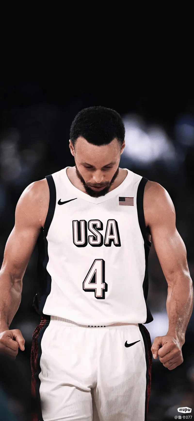 发一张库里的超级赛亚人壁纸-nba-勇士专区-虎扑社区