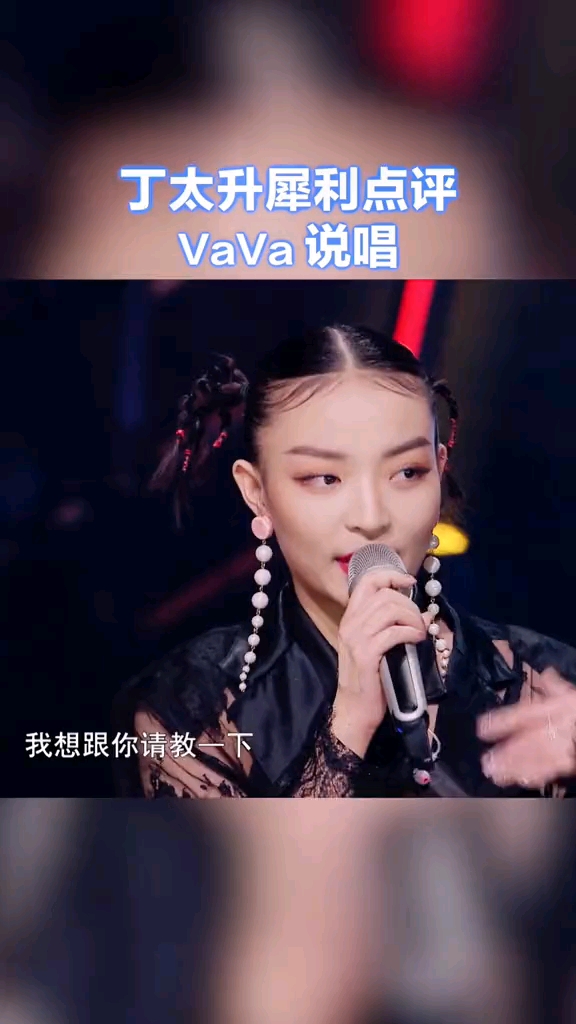 丁太升犀利点评vava说唱歌词被反呛你在教我做事