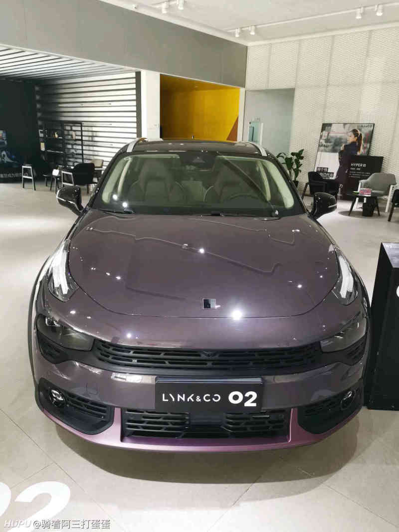领克02高能版的订车协议及到店实拍