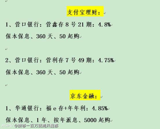 营口银行理财有了解的吗?