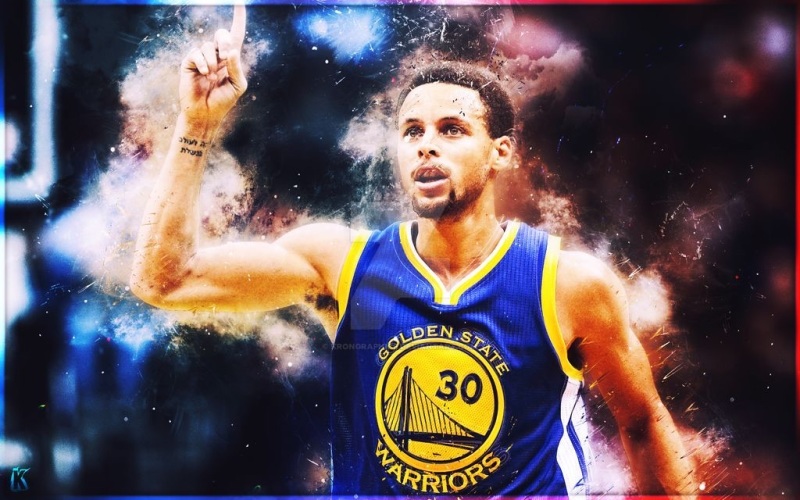 水花和飘逸是主题,库里壁纸上线