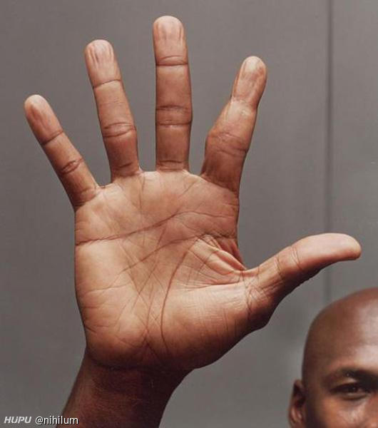 jrs来看看乔丹的大手和伦纳德大手的区别