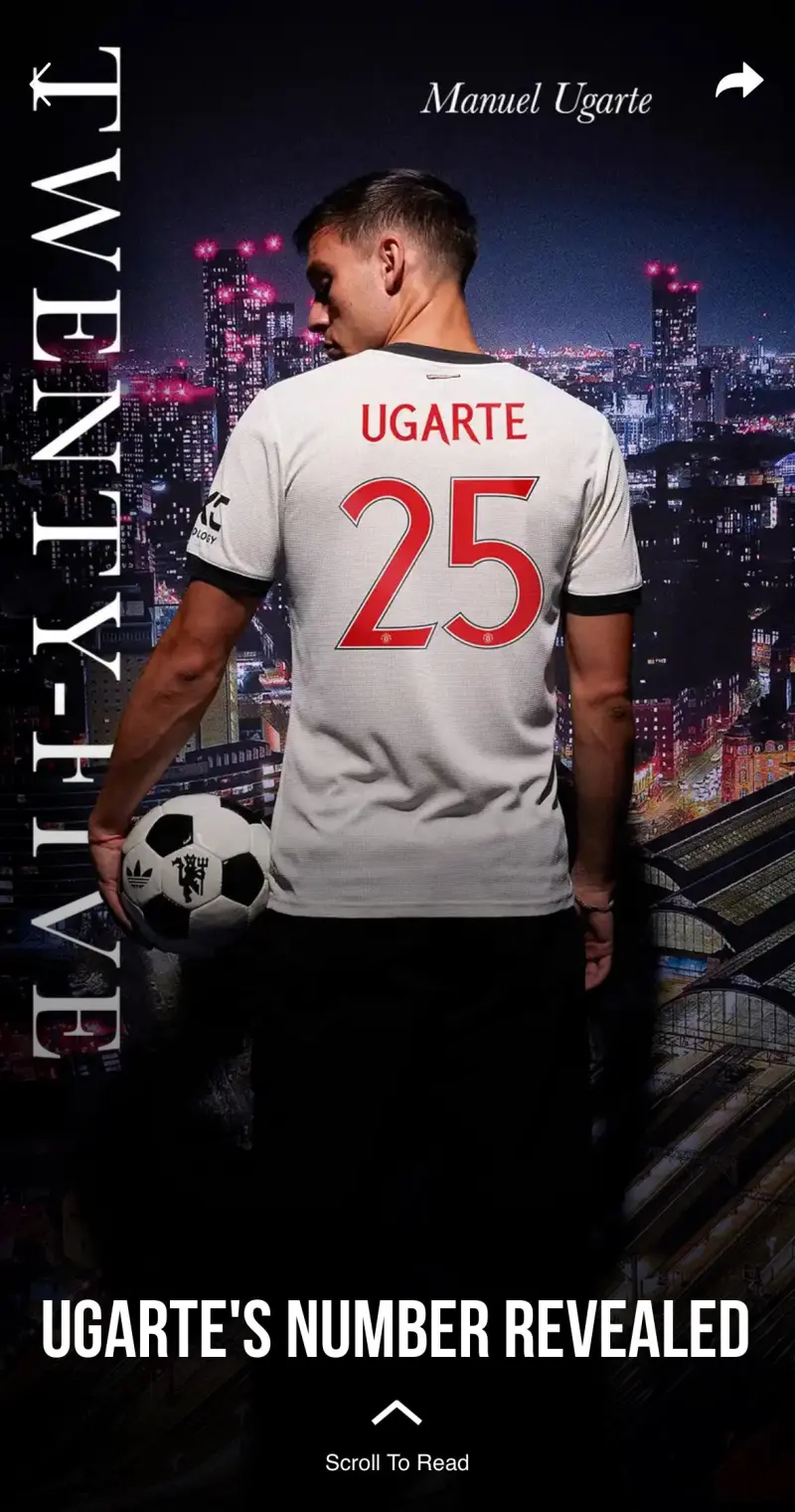 官方:乌加特选择25号球衣号码