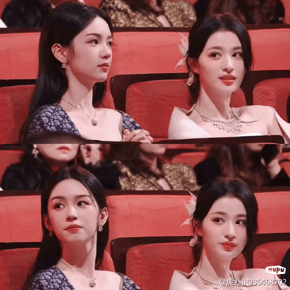 周也  王楚然  两位95后颜值的绝代双骄  第一次同框  谁的颜值赢了?