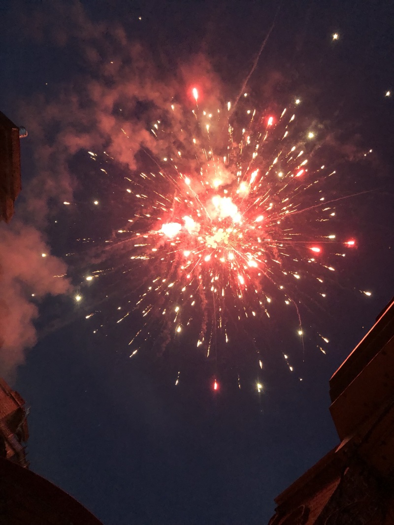 进来看烟花 iphone x的拍照怎么样