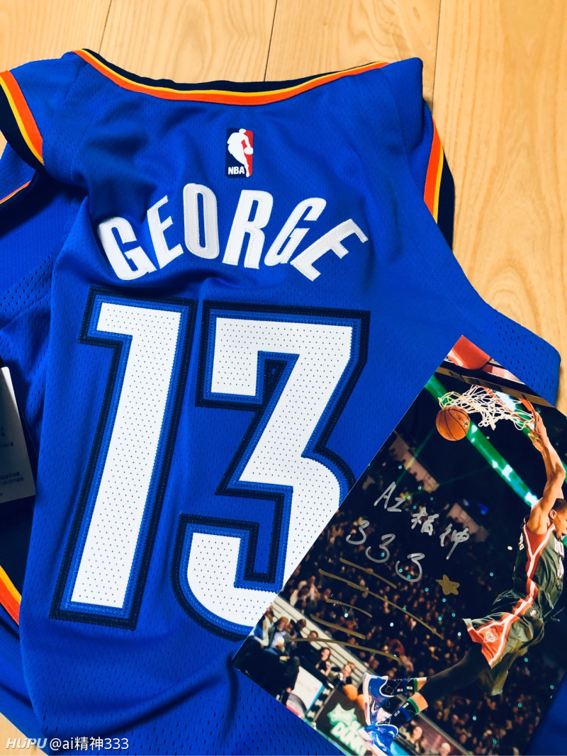 11月8日截标保罗乔治雷霆队 au球衣黄金48码