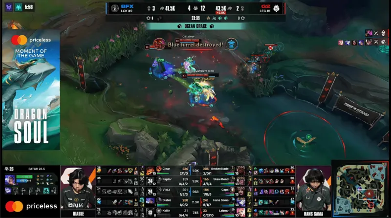 [流言板]LGD/WN第一局數據對比：小落狂鐵近乎包圍梓墨白起