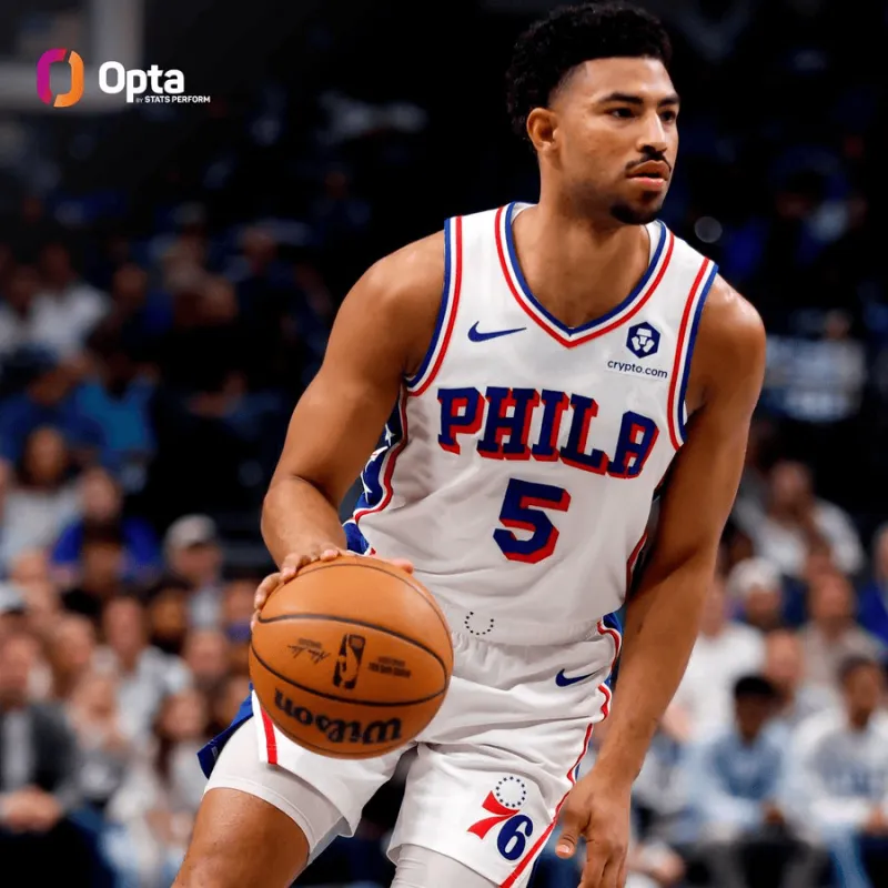 [流言板]格兰姆斯过去5场表现优异，NBA历史上仅次于哈登和欧文