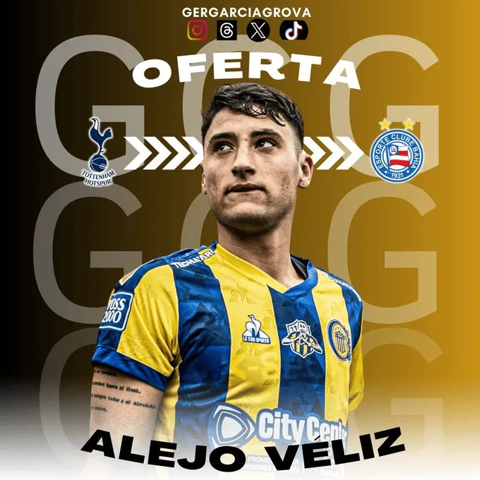 [流言板]熱刺前鋒貝利茲接近加盟巴甲球隊巴伊亞，轉會費1000萬歐元