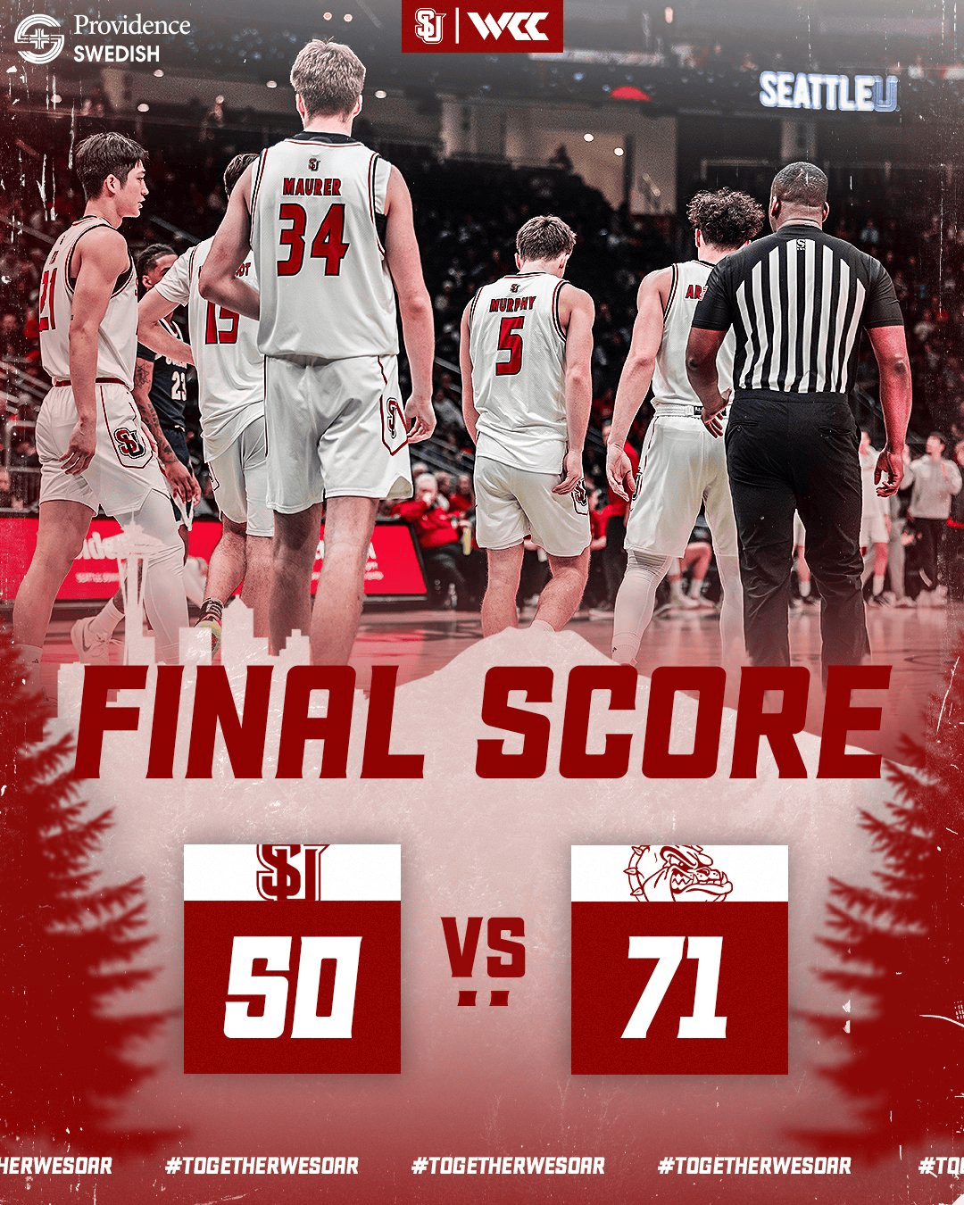 [流言板]NCAA常规赛：淡厚然10分3板3抢断，西雅图大学不敌冈萨加