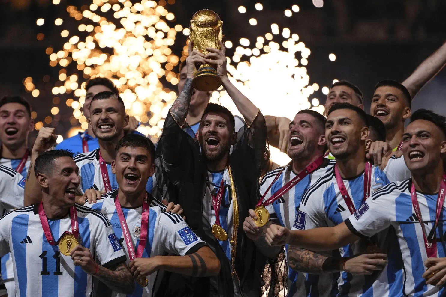 2026世界杯共有22名世界杯冠军成员参赛，阿根廷17人最多