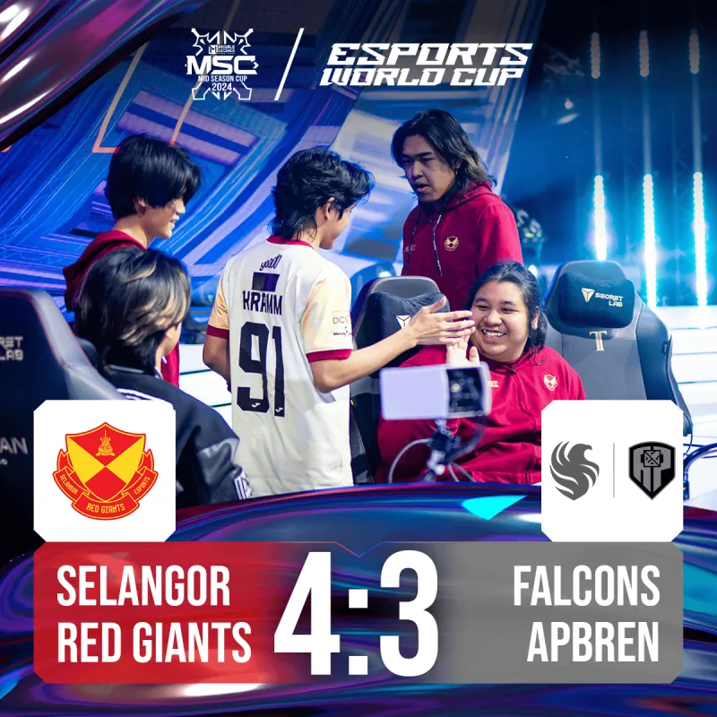 电竞世界杯决胜巅峰决赛结束,马来战队srg击败falcons夺冠