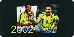 世界杯冠军回顾：2002巴西，七战全胜！3R领衔夺冠