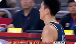 胡明轩三分2中2得到6分，广东落后11分后追平打停江苏