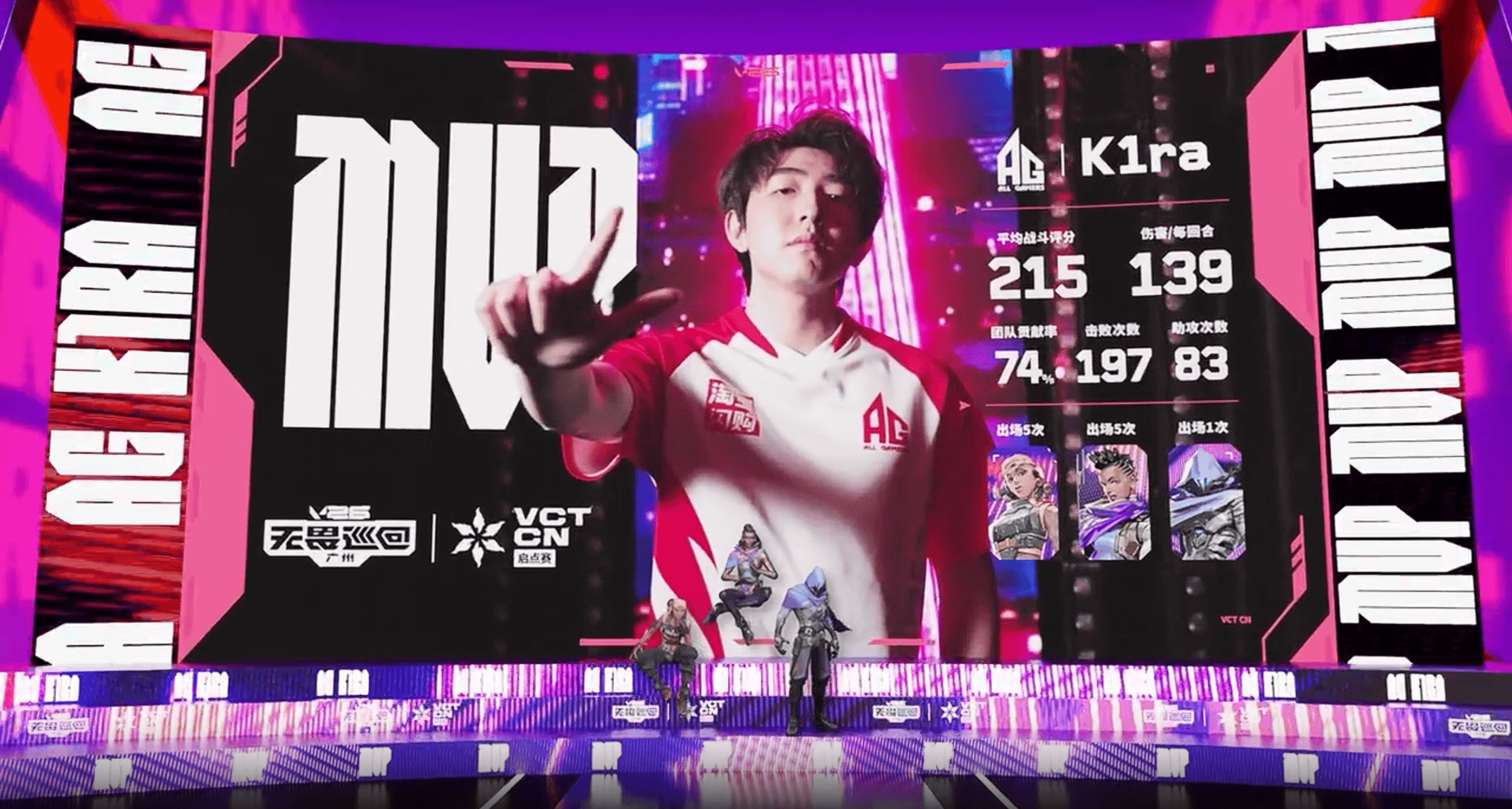 钢枪指挥带队一路登顶！官方晒出K1ra启点赛高光操作
